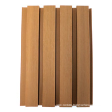 Hot Sale WPC Wood Wall Cladding Curved Fluted Wall Panel Interlock Timber Wall Panels Composite Wall Cladding